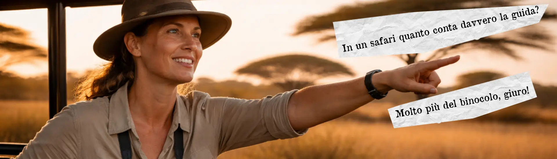 In un safari quanto conta davvero la guida larga